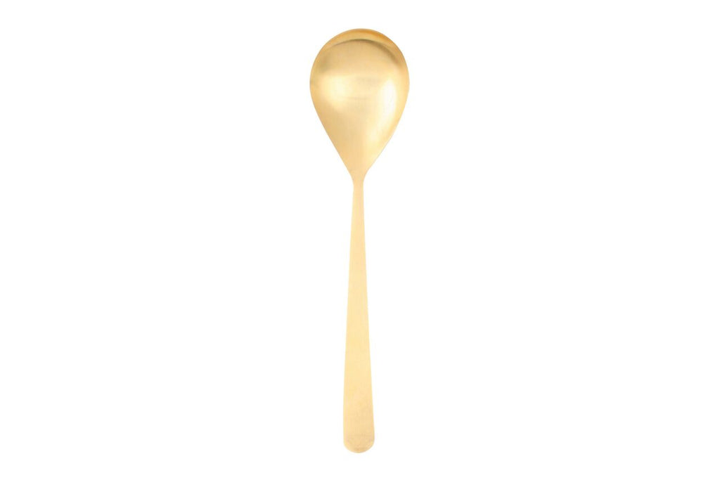 Oslo Serving Spoons in Gold - 2pc Gift Set
