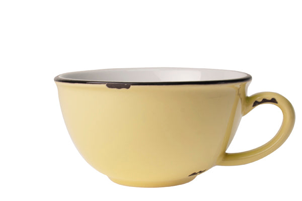 Tinware Latte Cup in Yellow (Set of 4)