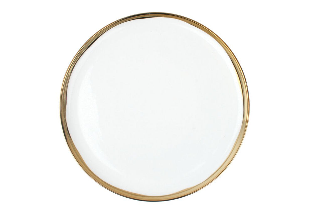 Dauville Dinner Plate in Gold (Set of 4)