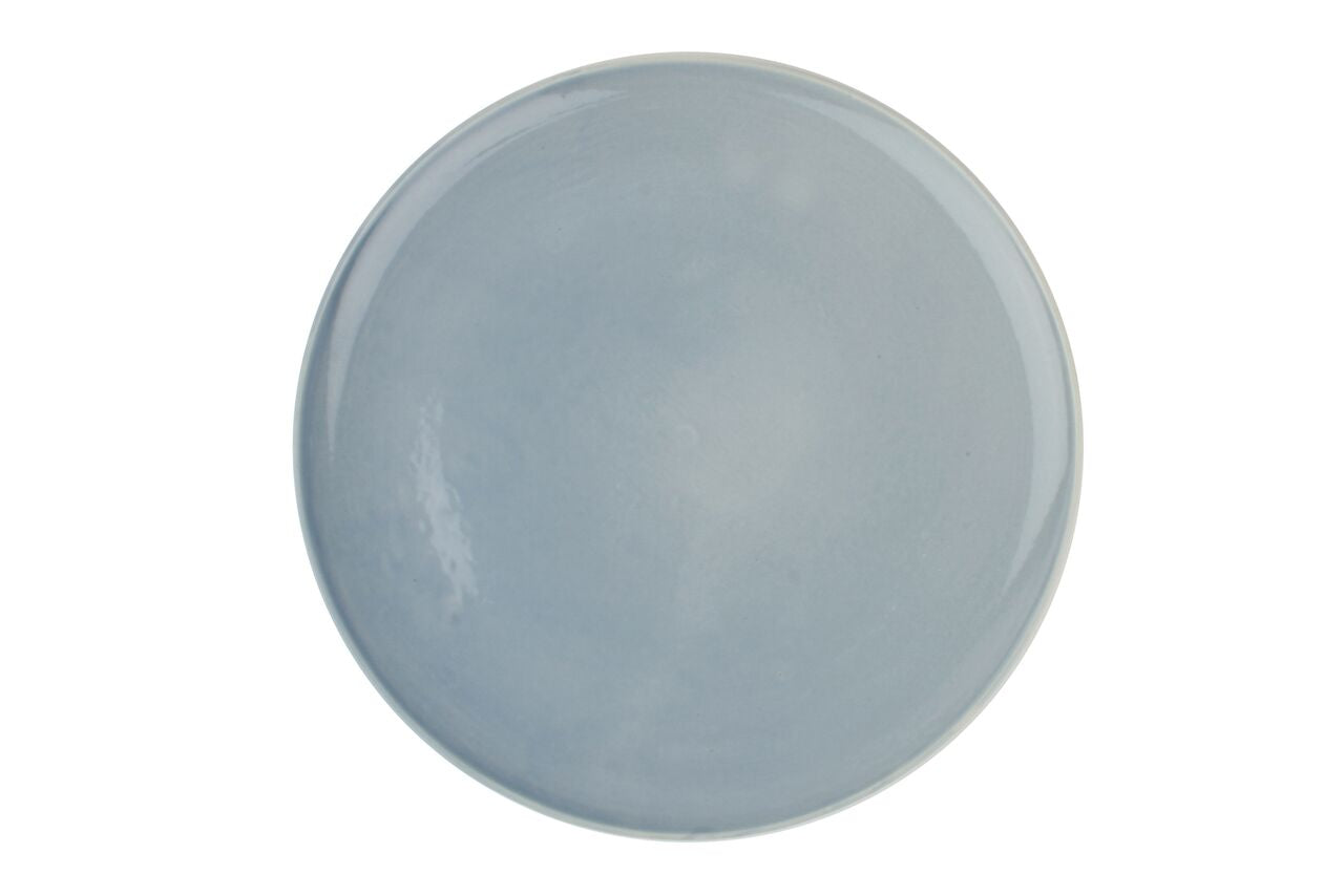 Shell Bisque Dinner Plate Blue (Set of 4)