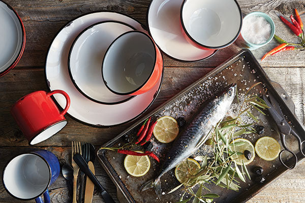 OUR TINWARE DINNER COLLECTION - PERFECT FOR SPRING DINING!