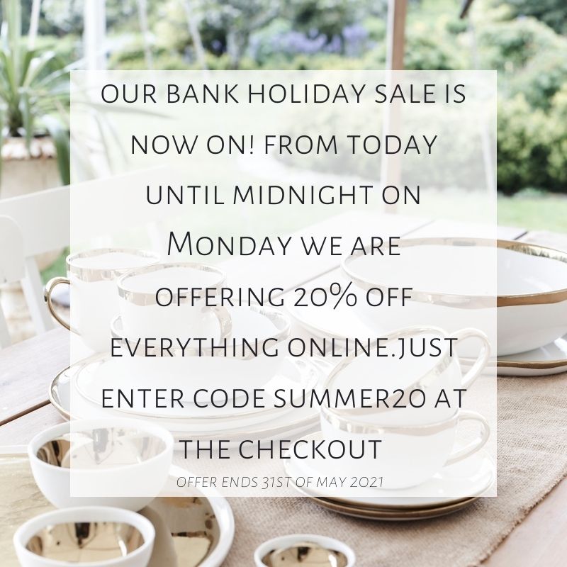 Bank Holiday Sale Now On!