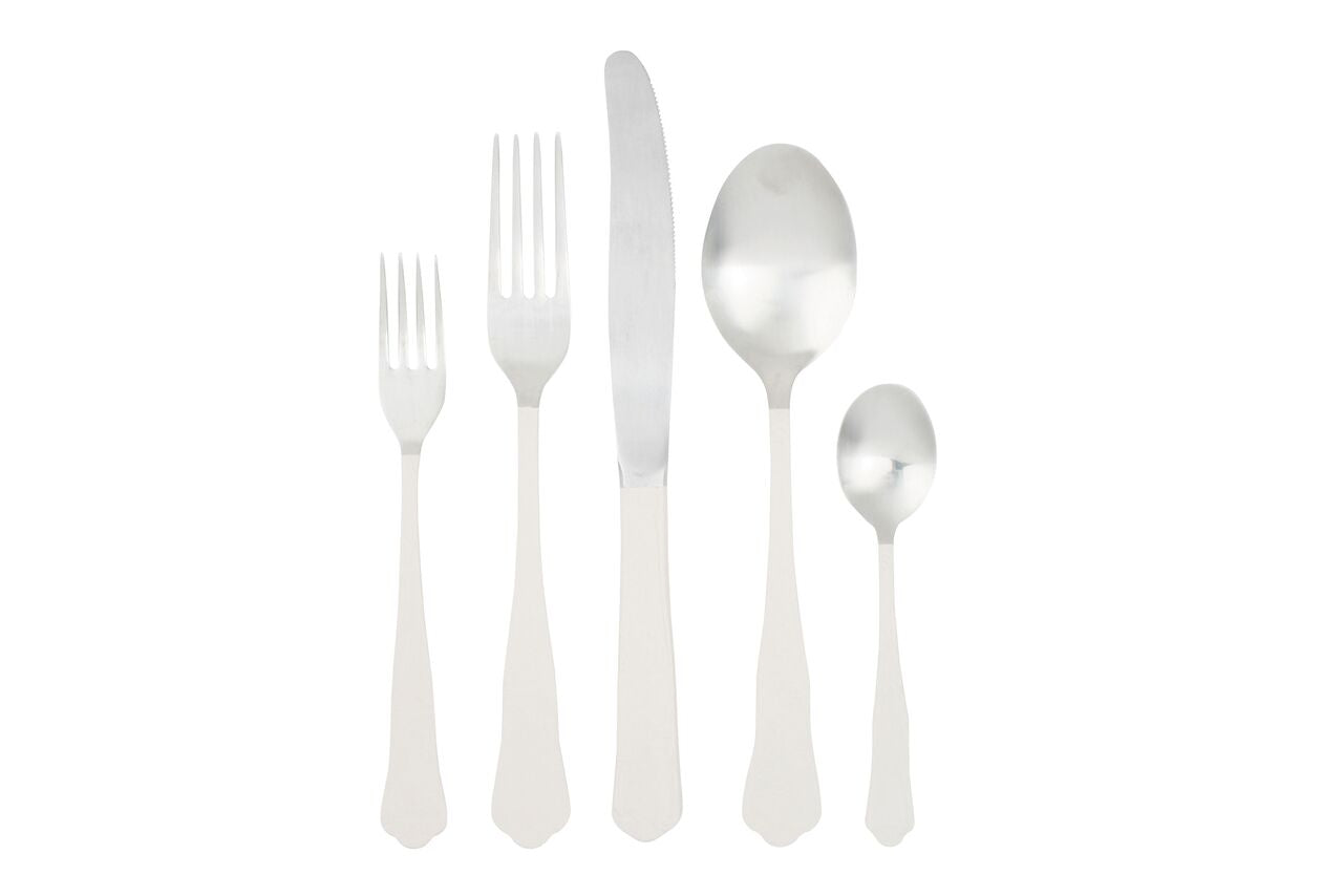 Jaipur Cutlery Set in Off-White