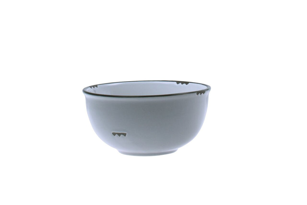 Tinware Small Bowl in Light grey (Set of 4)