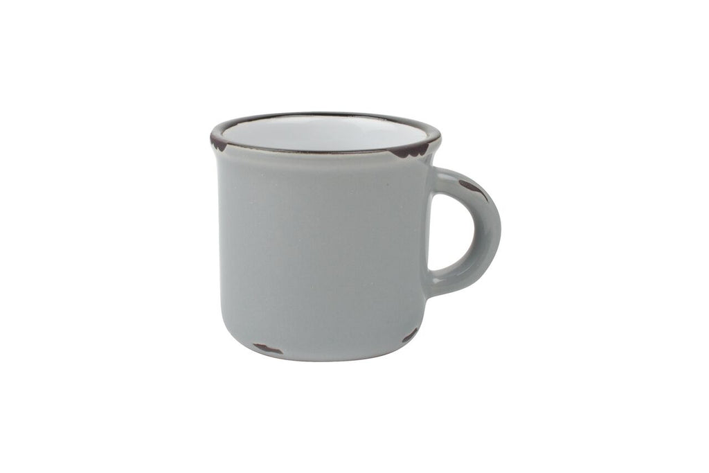 Tinware Espresso Mug in Light Grey (Set of 4)