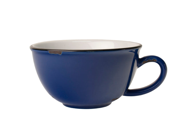 Tinware Latte Cup in Blue (Set of 4)