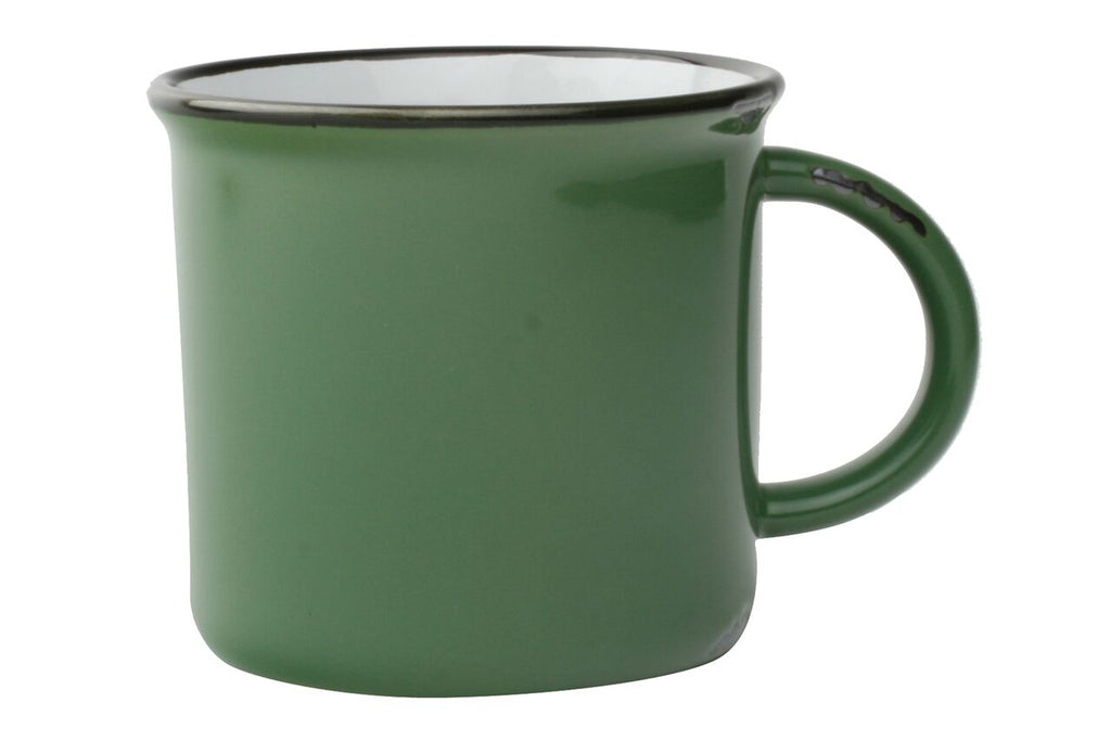 Tinware Mug in Green (Set of 4)