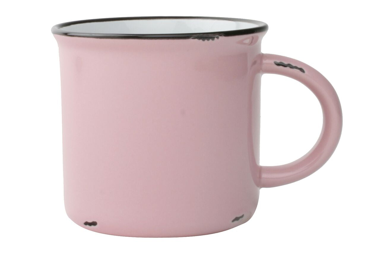 Tinware Mug in Pink (Set of 4)