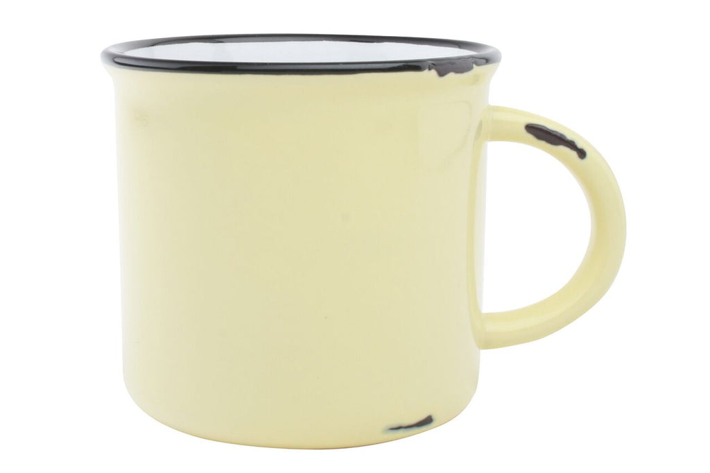 Tinware Mug in Yellow (Set of 4)