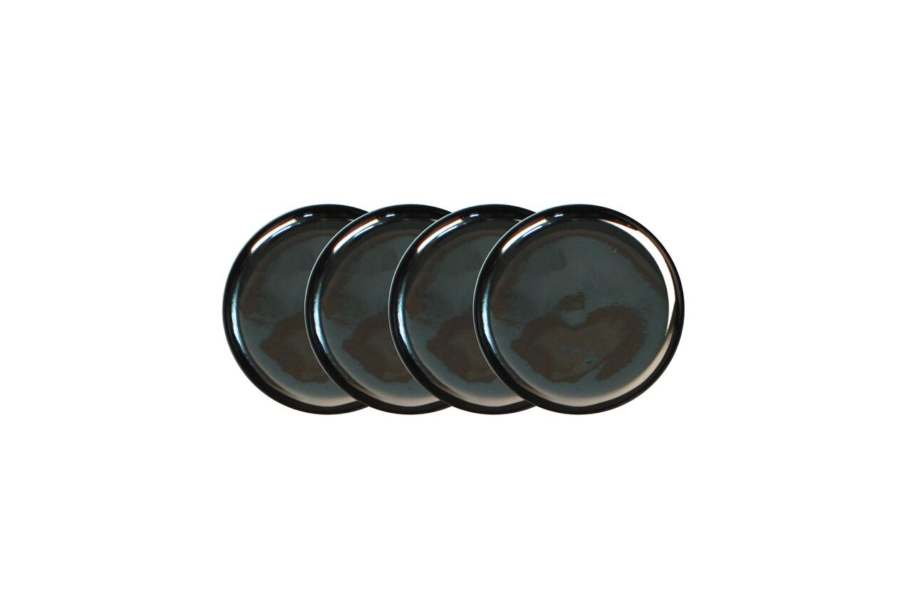 Dauville Charcoal Platinum Coasters (Set of 4)