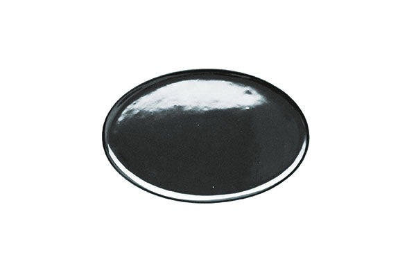Dauville Charcoal Oval Platter in Platinum - Small