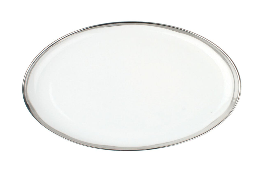 Dauville Platter with Platinum Rim - Small