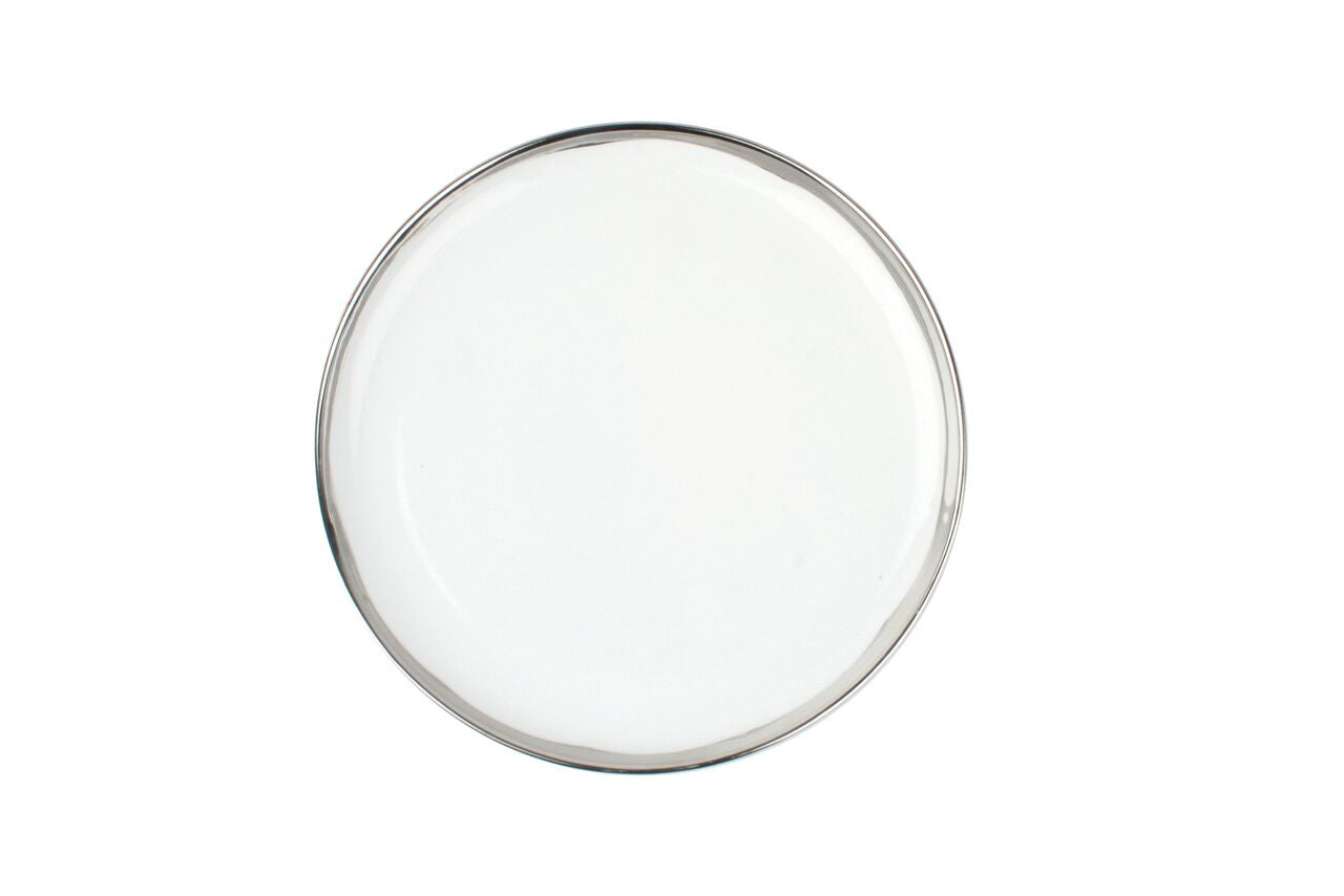 Dauville Side Plate in Platinum (Set of 4)