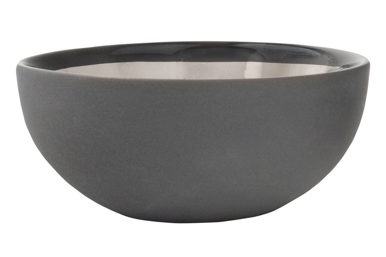 Dauville Charcoal Bowls in Platinum