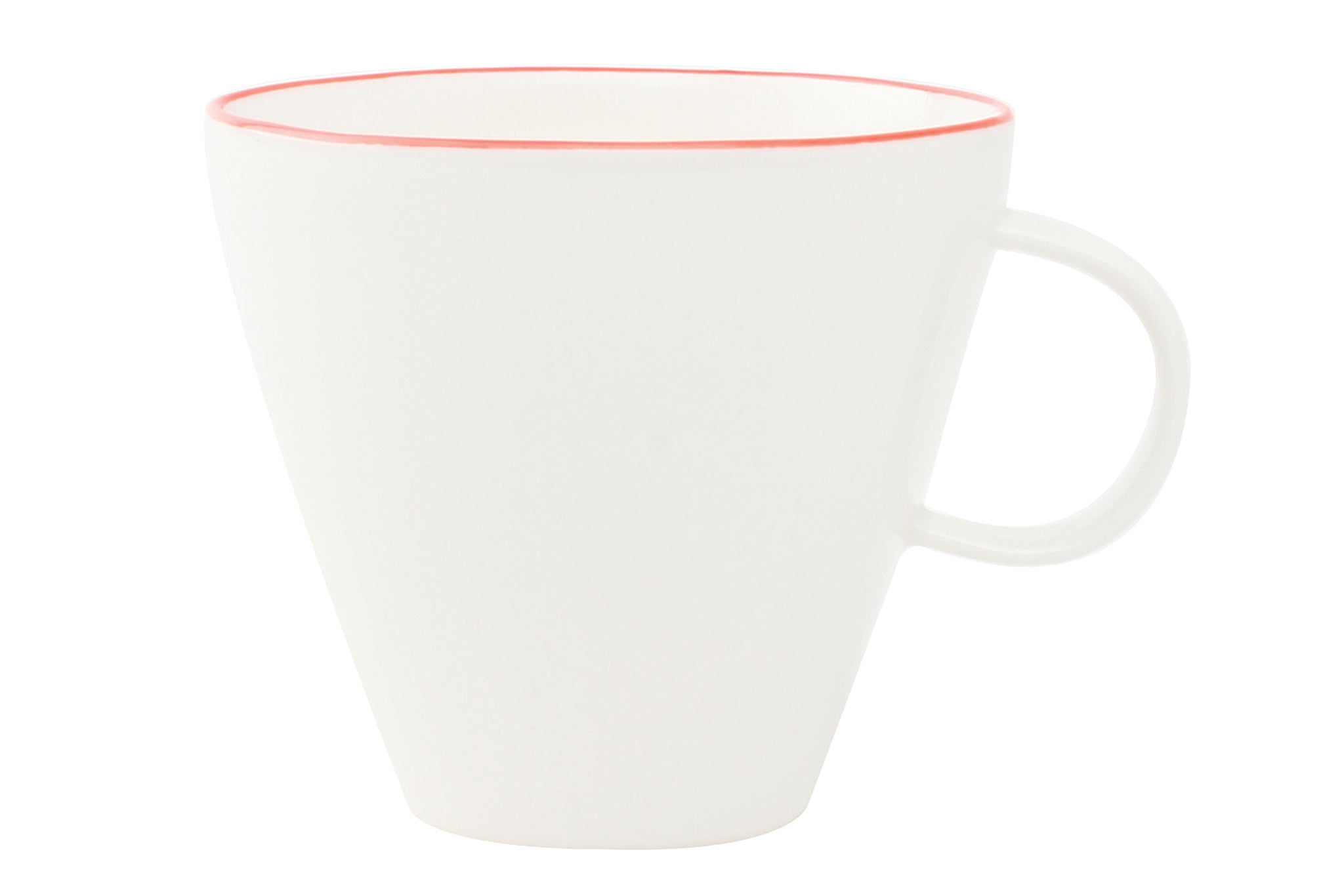 Abbesses Cup Red Rim (Set of 4)
