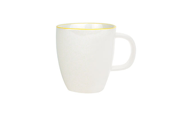Abbesses Espresso Cup Yellow Rim (Set of 4)