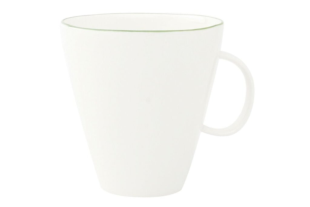 Abbesses Cup Green Rim (Set of 4)