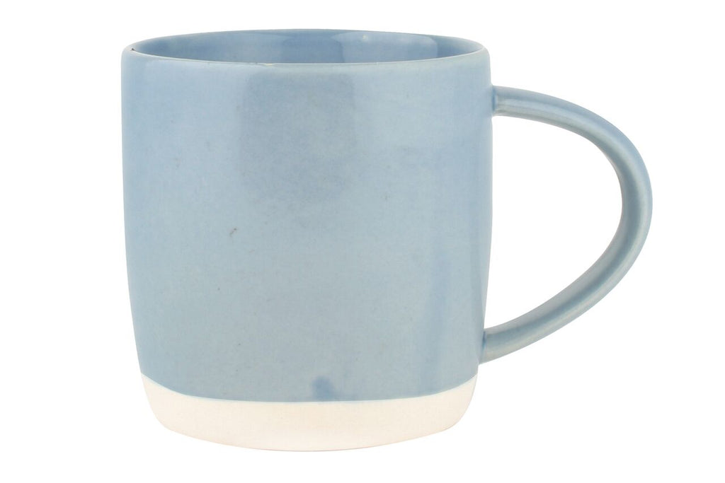 Shell Bisque Mug Blue (Set of 4)