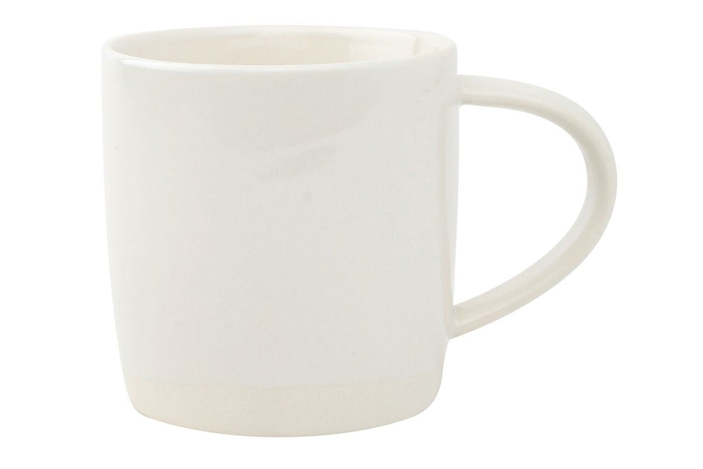 Shell Bisque Mug White (Set of 4)