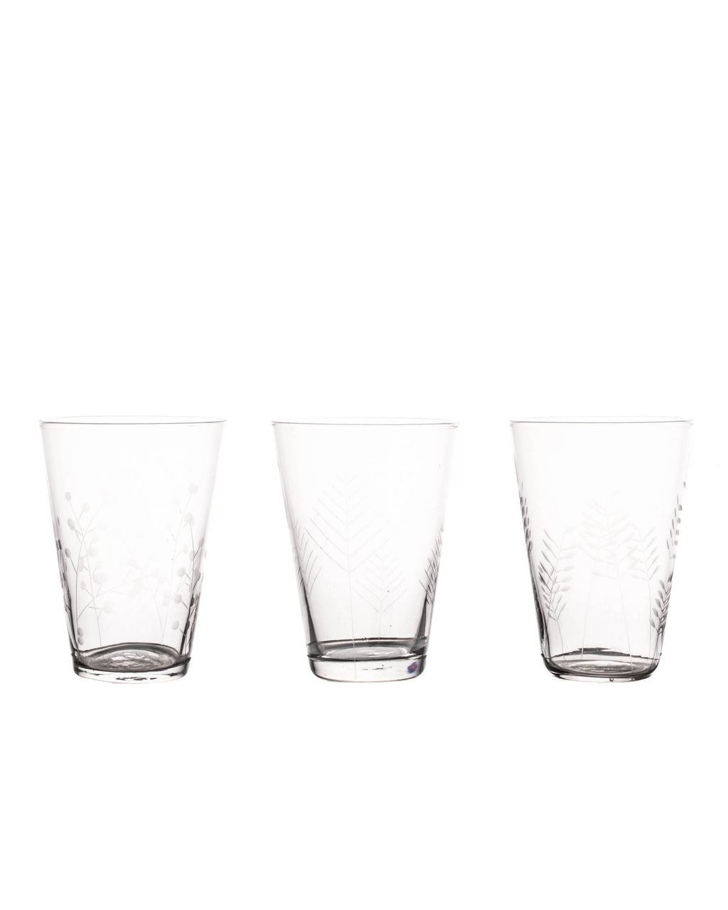 Sienna Etched Water Glasses (Set of 6)