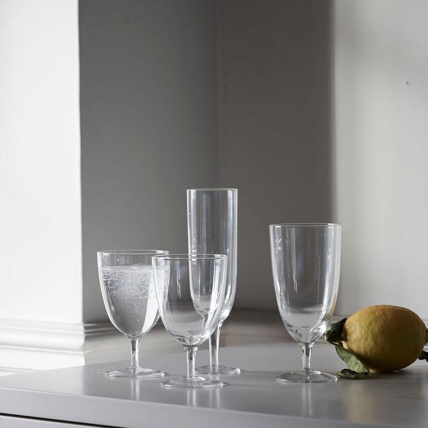 Amwell Water Glass in Clear (Set of 4)