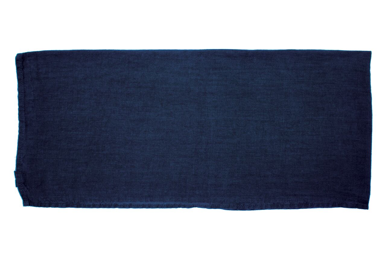 Vilnius Linen Tea Towel Grey/Blue (Set of 2)
