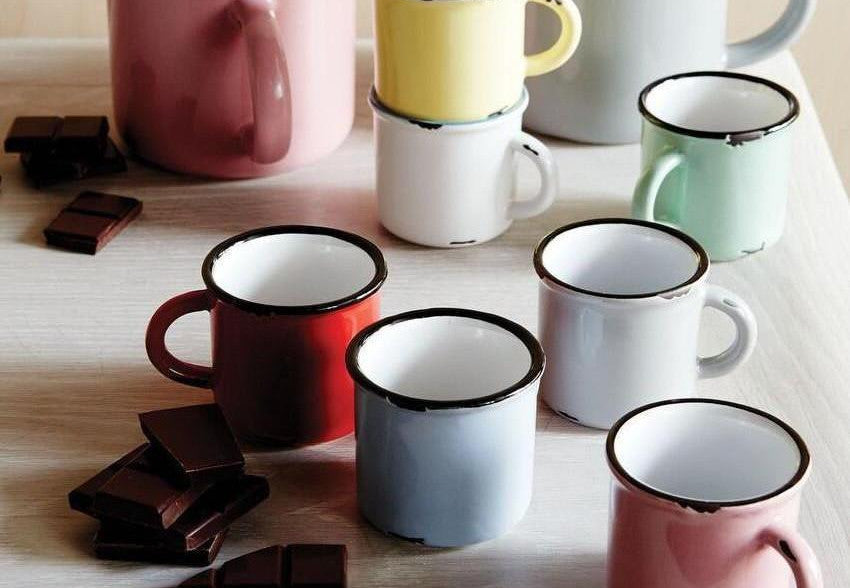 Tinware Espresso Mug Gift Set